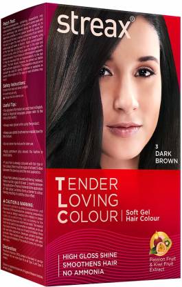Streax TLC Mini Soft Gel Hair Colour No Ammonia , Dark Brown - Price in  India, Buy Streax TLC Mini Soft Gel Hair Colour No Ammonia , Dark Brown  Online In India,