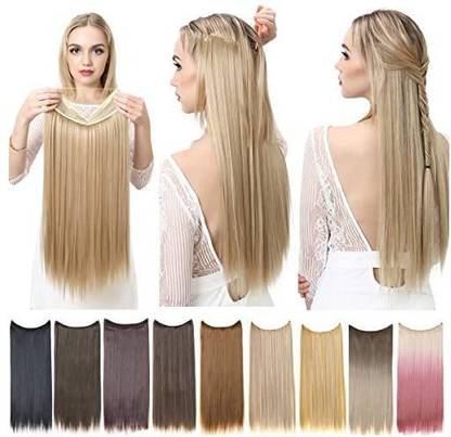 SARLA Halo Extensions Straight Short Synthetic pieces 14 Inch Oz Secret Wire Headband For Women Heat Hair Extension Price in India - Buy SARLA Halo Extensions Straight Short Synthetic pieces 14 SARLA Halo Extensions Straight Short Synthetic pieces 14 Inch Oz Secret Wire Headband For Women Heat Hair Extension Price in India - Buy SARLA Halo Extensions Straight Short Synthetic pieces 14