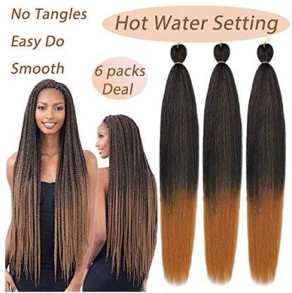 Mychanson Pre-Stretched Braiding Professional Itch Free Synthetic Fiber  Corchet Braids Yaki Texture Extensions Easy Brai Hair Extension Price in  India - Buy Mychanson Pre-Stretched Braiding Professional Itch Free  Synthetic Fiber Corchet Braids