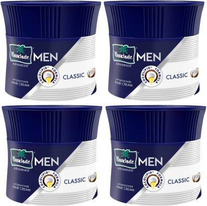 Parachute Men Classic After Shower Hair Cream With Coconut Oil[100 gm X4] Hair  Cream - Price in India, Buy Parachute Men Classic After Shower Hair Cream  With Coconut Oil[100 gm X4] Hair