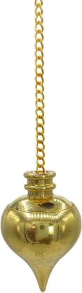 PlusValue Orbit Brass Dowsing Pendulum Decorative Showpiece  -  10 cm