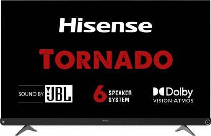 hisense a73f 139 cm 55 inch ultra hd 4k led smart android tv with 102w jbl 6 speakers dolby vision and atmos online at best prices in india