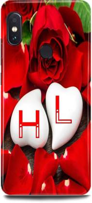 MP ARIES MOBILE COVER Back Cover for Mi A2/MZB6439IN,H Loves L Name,H Name, L Letter, Alphabet,H Love L NAME