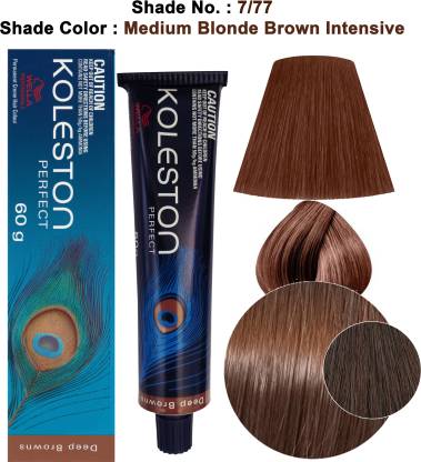 Wella Professionals Koleston Perfect Deep Browns Hair Color - 7/77 , Medium  Blonde Brown Intensive - Price in India, Buy Wella Professionals Koleston  Perfect Deep Browns Hair Color - 7/77 , Medium
