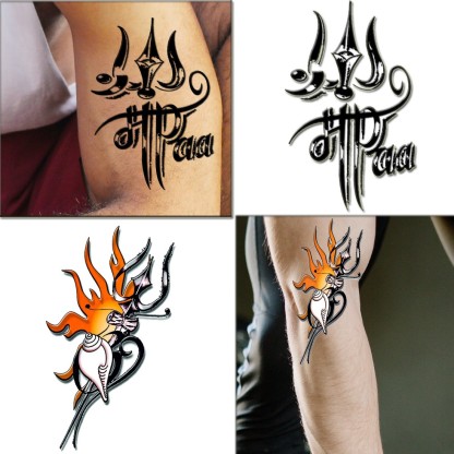how to make tattoo of maa paa with trishul  Tattooartbykk  YouTube