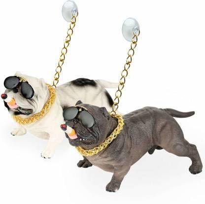 bully dog with chain for car dashboard