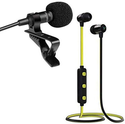 Wireless Headphone With Collar Mic 