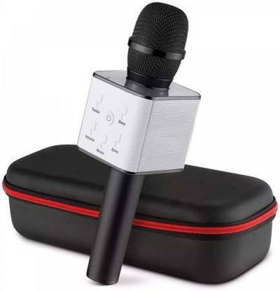 Wireless Bluetooth Karaoke Microphone,4-in-1 Multi-Function Handheld Karaoke Machine,Portable Kids Microphone Karaoke Player Speaker with LED & Music Singing Voice Recording for Home KTV Kids Outdoor 