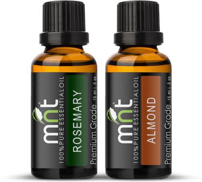 Mnt Combo Of Rosemary Oil And Almond Oil For Hair Growth Skin Care Each 15ml Price In India Buy Mnt Combo Of Rosemary Oil And Almond Oil For Hair Growth Skin