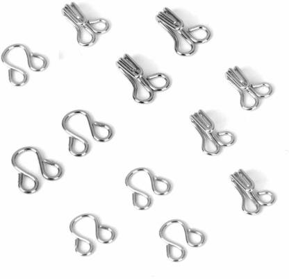 20/40Sets Metal Garment Sewing Hooks and Eyes Invisible Hidden Button  Buckle Trousers Jeans Clothes Decorative Clasp Accessories