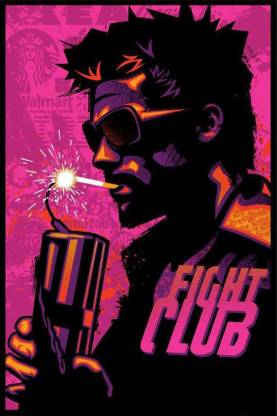 Fight Club Decor Bar Battle Round All Type wall poster wallpaper 12 X 18  Inches Paper Print - Decorative posters in India - Buy art, film, design,  movie, music, nature and educational