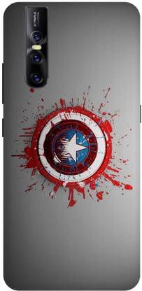 Thecoverking Back Cover for Vivo V15Pro (Captain america Shield wallpaper,back cover - Thecoverking : Thecoverking Back Cover for Vivo V15Pro (Captain america Shield wallpaper,back cover - Thecoverking :