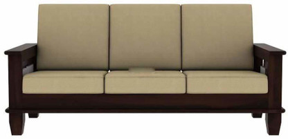 wooden sofas with cushions