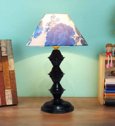 Conical Khadi Shade Table Lamp, Table Lamp For Bedroom Flipkart