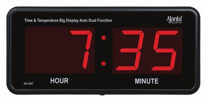 Ajanta Digital 22 Cm X 47 Cm Wall Clock Price In India Buy Ajanta Digital 22 Cm X 47 Cm Wall Clock Online At Flipkart Com