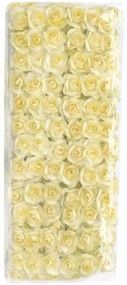Nawani Tiny Artificial Flowers Cream Colour For Art And Craft Jewelry Tiara Making Pack Of 120 Flowers Yellow Lily Artificial Flower Price In India Buy Nawani Tiny Artificial Flowers Cream Colour
