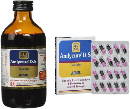 Aimil Amlycure D S Capsules And Syrup For Liver Protection Price In India Buy Aimil Amlycure D S Capsules And Syrup For Liver Protection Online At Flipkart Com