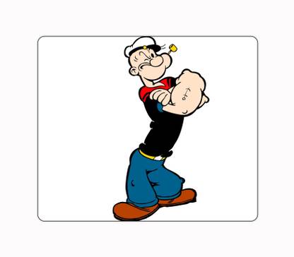 ARTBUG Popeye Cartoon Printed Premium Designer Mouse Pad for Computer/Laptop ( x 19cm) - C581 Mousepad - ARTBUG : ARTBUG Popeye Cartoon Printed Premium Designer Mouse Pad for Computer/Laptop ( x 19cm) - C581 Mousepad - ARTBUG :