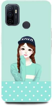 MP ARIES MOBILE COVER Back Cover for OPPO A53/CPH2127,GIRL, ANIME, BTS,  LOVELY GIRL, CARTOON, CUTE GIRL, DOLL - MP ARIES MOBILE COVER : 