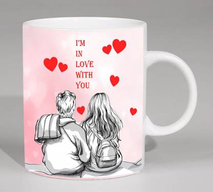 Impactgift I M In Love With You Coffee Tea Cup Valentine Day Gift Anniversary Printed Coffee Ceramic Coffee Mug Price In India Buy Impactgift I M In Love With You Coffee Tea Cup