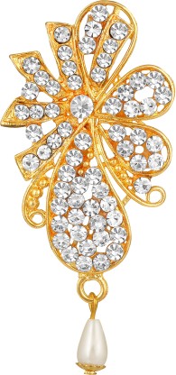 Swarovski Brooch gold-colored elegant Jewelry Brooches 