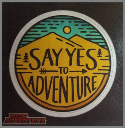 Ride Adventure Sticker & Decal for Car & Bike Price in India - Buy Ride ...
