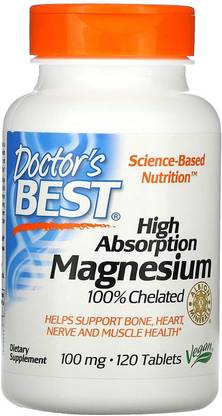 Doctor's Best High Absorption Magnesium, 120 Tablets Price in ...