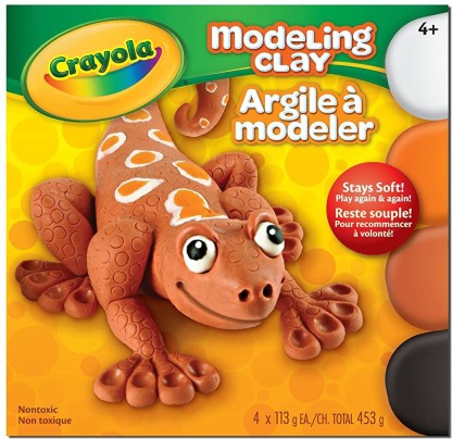 Traditional Modeling Clay Crayola 8 Bold Colors Non-Toxic Art Tool for Kids 4 & Up 2 Lb Multicolor 