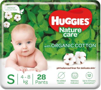 Huggies Nature care pant Diaper (28 Pieces)