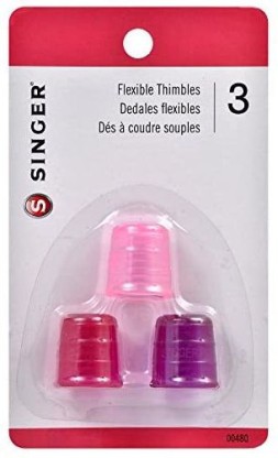 SINGER 00480 Sew Cute Flexible Thimble 3-Pack 