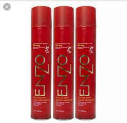 enzo Hair Spray (pack of 3) Hair Spray - Price in India, Buy enzo Hair Spray  (pack of 3) Hair Spray Online In India, Reviews, Ratings & Features |  