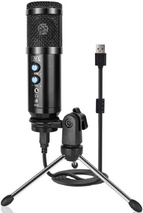 Web Video Conferencing,Web Singing,Network Recording,Online Games,etc. Flexible Desktop Stand Mic,USB Condenser Microphone Mic for KTV,Web Chat ASHATA Mini Condenser USB 2.0 Microphone 