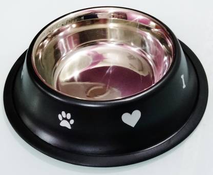 Petshop7 Stylish Regular Anti Skid Dog Food Bowl Dog Bowl Food Bowl Large 1800ml Round Stainless Steel Pet Bowl Bottle Price In India Buy Petshop7 Stylish