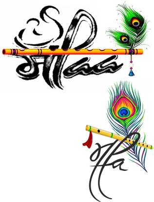 voorkoms Maa Paa with Krishna Flute God Combo Tattoo - Price in India, Buy  voorkoms Maa Paa with Krishna Flute God Combo Tattoo Online In India,  Reviews, Ratings & Features 