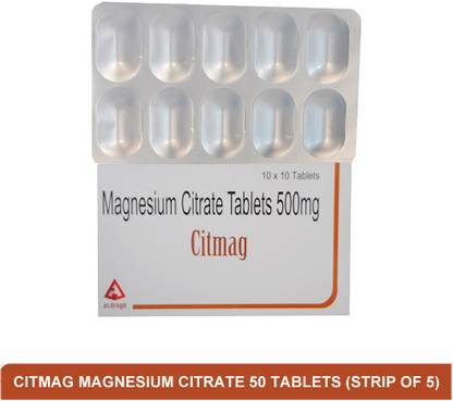citmag magnesium citrate tablets strip