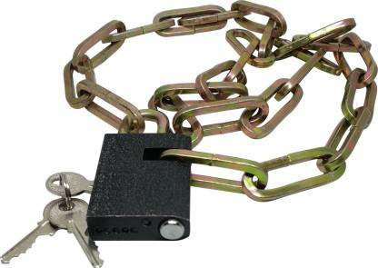 nexShop Heavy Metal Chain Plus One Lock 