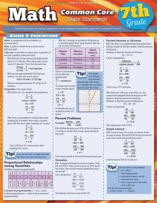 Common Core Standards 7th Grade