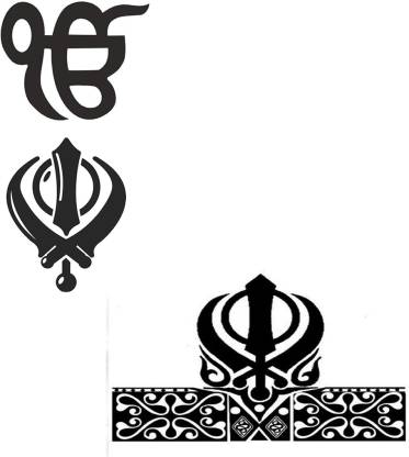 surmul Punjabi Sikh Warrior Combo Tattoo Waterproof Men and women Temporary  Body Tattoo - Price in India, Buy surmul Punjabi Sikh Warrior Combo Tattoo  Waterproof Men and women Temporary Body Tattoo Online