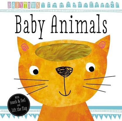 Babytown Touch And Feel Baby Animals English Board Book Make Believe Ideas Ltd