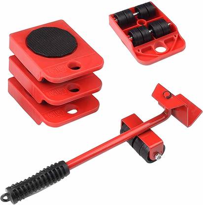 alltack in furniture sliders heavy furniture shifter moving wheels kit mover tool furniture lifter 4pcs casters kits 360 degree rotatable pads for sofas refrigerators 1 pcs set appliance furniture caster price in india