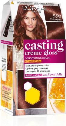 L'Oréal Paris Casting Creme Gloss Hair Color , Mahogany 550 - Price in  India, Buy L'Oréal Paris Casting Creme Gloss Hair Color , Mahogany 550  Online In India, Reviews, Ratings & Features 