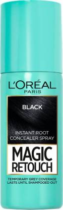 L'Oréal Paris Magic Retouch Temporary Root TouchUp Hair Colour Spray , 1  BLACK - Price in India, Buy L'Oréal Paris Magic Retouch Temporary Root  TouchUp Hair Colour Spray , 1 BLACK Online