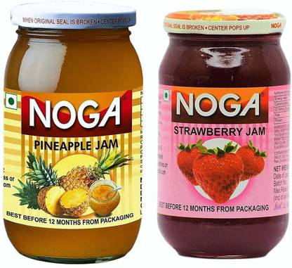 Noga Pineapple Jam 500gm Strawberry Jam 500gm Combo Pack 1000 G Price In India Buy Noga Pineapple Jam 500gm Strawberry Jam 500gm Combo Pack 1000 G Online At Flipkart Com