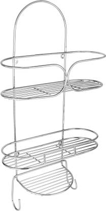 Bright Shop Stainless Steel Wall Shelf