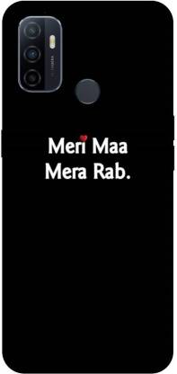 MD CASES ZONE Back Cover for Oppo A33/Oppo CPH2137 Meri Maa Mera Rab Text Printed back cover