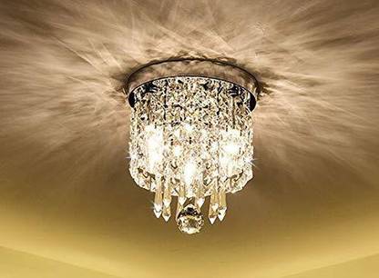 4 9 Inch Crystal Glass Chandelier Bluetooth Connectivity Speaker Light 2 Watt Led Colors White Yellow And Warm Ceiling Lamp In India Chandelier Ceiling Lamp In India, Magnetic Crystals For Chandeliers Bluetooth