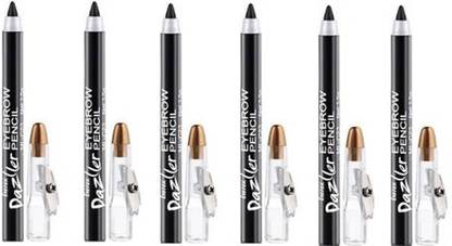 Eyetex Dazller Eyebrow Pencil Pack Of 6 Price In India Buy Eyetex Dazller Eyebrow Pencil Pack Of 6 Online In India Reviews Ratings Features Flipkart Com