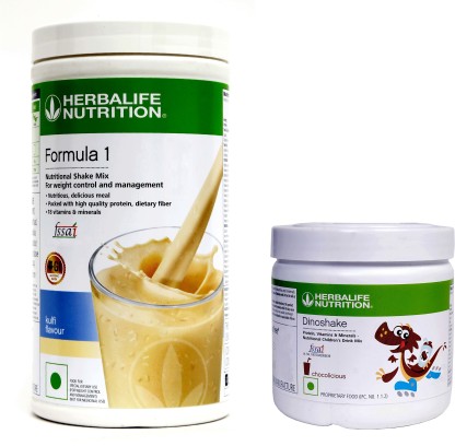 Herbalife Nutrition Formula 1 Shake Kulfi 500 Gm With Dinoshake ...