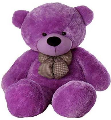 Frantic Premium Quality Teddy Bear Soft Plush Fabric (Purple, 176 Cm) - 180  cm - Premium Quality Teddy Bear Soft Plush Fabric (Purple, 176 Cm) . Buy Teddy  Bear toys in India.