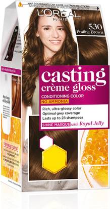 L'Oréal Paris Casting Creme Gloss Hair Color , Praline Brown 530 - Price in India, Buy L'Oréal Paris Casting Creme Gloss Hair Color , Praline Brown 530 Online In India, Reviews, Ratings L'Oréal Paris Casting Creme Gloss Hair Color , Praline Brown 530 - Price in India, Buy L'Oréal Paris Casting Creme Gloss Hair Color , Praline Brown 530 Online In India, Reviews, Ratings
